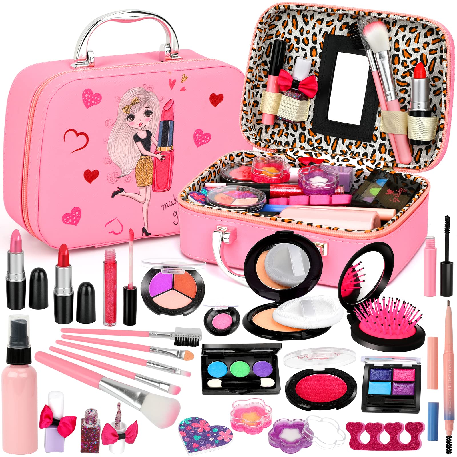Makeup Kit For Girls, 2 in 1 Makeup kit for kids, Best Quality Makeup kit
