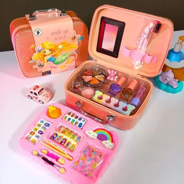 Makeup Kit For Girls, 2 in 1 Makeup kit for kids, Best Quality Makeup kit