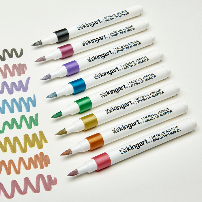 Premium Acrylic Marker Pens â 12 Colors Set | For Drawing, Painting & Craft Work
