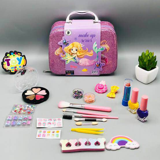Makeup Kit For Girls, 2 in 1 Makeup kit for kids, Best Quality Makeup kit