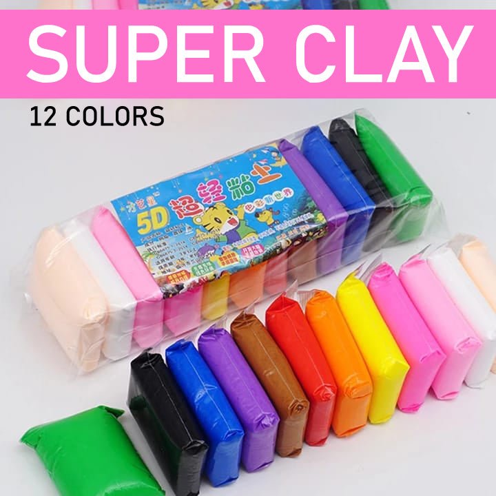 Super Clay for Kids – Soft & Colorful Modeling Clay Set
