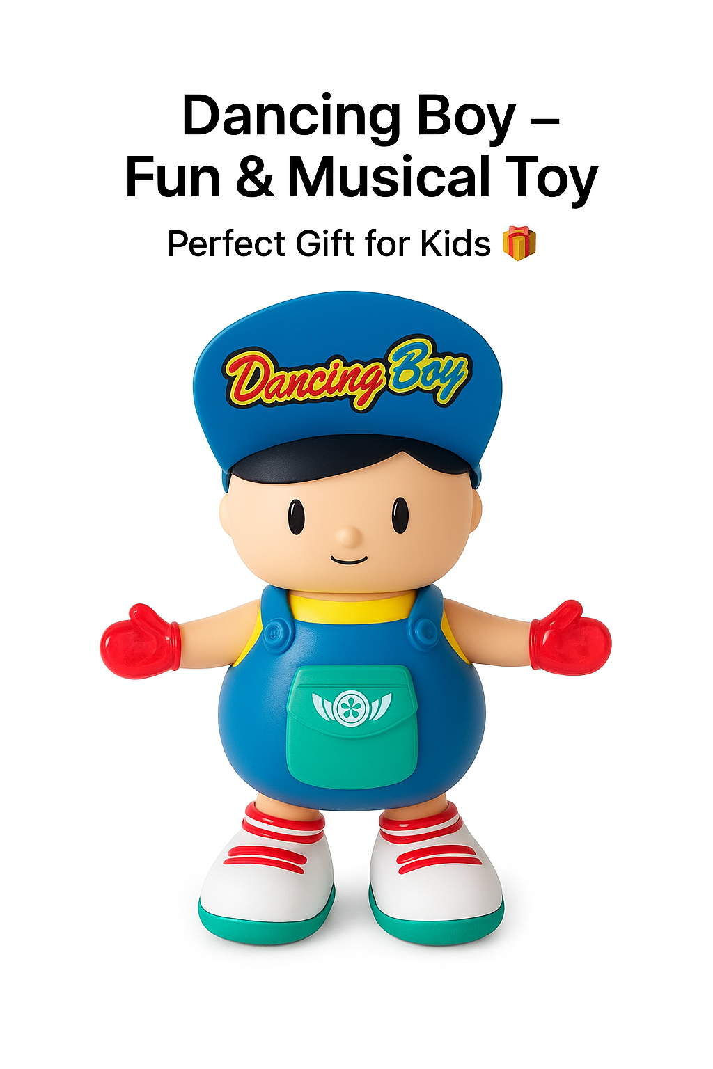 Dancing Boy Musical Toy – Kids Dancing Robot with Music & Flashing Lights | Perfect Birthday Gift